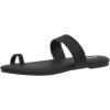 imageCUSHIONAIRE Womens Carson toe ring slide Sandal with Memory FoamBlack