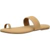 imageCUSHIONAIRE Womens Carson toe ring slide Sandal with Memory FoamTan