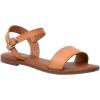 imageCUSHIONAIRE Womens Clara One Band Ankle Strap Sandal Memory Foam Wide Widths AvailableHoney