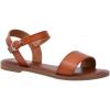 imageCUSHIONAIRE Womens Clara One Band Ankle Strap Sandal Memory Foam Wide Widths AvailableWhisky