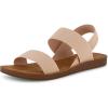 imageCUSHIONAIRE Womens Ina stretch sandal Memory FoamNude