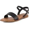 imageCUSHIONAIRE Womens Verona one band sandal Memory FoamBlack