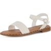 imageCUSHIONAIRE Womens Verona one band sandal Memory FoamEggshell