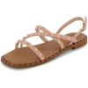 imageCUSHIONAIRE Womens Vogue stud sling back sandal Memory FoamNude