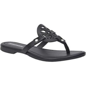 imageCUSHIONAIRE Womens Cameron Flat Sandal with Comfort