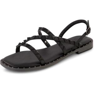 imageCUSHIONAIRE Womens Vogue stud sling back sandal Memory FoamBlack