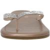 imageCUSHIONAIRE Womens Ciara Jeweled Flip Flop Sandal with Memory FoamRose Gold