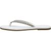 imageCUSHIONAIRE Womens Ciara Jeweled Flip Flop Sandal with Memory FoamWhite