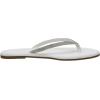 imageCUSHIONAIRE Womens Ciara Jeweled Flip Flop Sandal with Memory FoamWhite