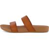 imageCUSHIONAIRE Womens Josie 2 band slide footbed sandal Comfort FoamTan