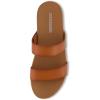 imageCUSHIONAIRE Womens Josie 2 band slide footbed sandal Comfort FoamTan