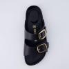 imageCUSHIONAIRE Womens Lang Cork footbed Sandal with ComfortBlack