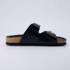 imageCUSHIONAIRE Womens Lang Cork footbed Sandal with ComfortBlack Patent