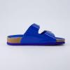 imageCUSHIONAIRE Womens Lang Cork footbed Sandal with ComfortCobalt Patent