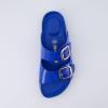 imageCUSHIONAIRE Womens Lang Cork footbed Sandal with ComfortCobalt Patent