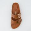 imageCUSHIONAIRE Womens Lang Cork footbed Sandal with ComfortCognac Woven