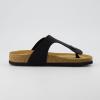 imageCUSHIONAIRE Womens Leah Cork Footbed Sandal With ComfortBlack
