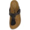 imageCUSHIONAIRE Womens Leah Cork Footbed Sandal With ComfortBlack Nappa