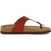 imageCUSHIONAIRE Womens Leah Cork Footbed Sandal With ComfortWhiskey