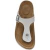 imageCUSHIONAIRE Womens Leah Cork Footbed Sandal With ComfortWhite