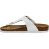 imageCUSHIONAIRE Womens Leah Cork Footbed Sandal With ComfortWhite