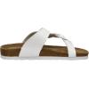 imageCUSHIONAIRE Womens Libby Cork footbed Sandal with Comfort and Wide Widths AvailableWhite