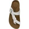 imageCUSHIONAIRE Womens Libby Cork footbed Sandal with Comfort and Wide Widths AvailableWhite