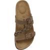 imageCUSHIONAIRE Womens Lizzy Cork Footbed Sandal  Comfortable Adjustable Straps Arch Support Wide Widths Available Boho Chic Summer SlidesBrown