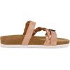 imageCUSHIONAIRE Womens Lizzy Cork Footbed Sandal  Comfortable Adjustable Straps Arch Support Wide Widths Available Boho Chic Summer SlidesRose Gold