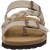 imageCUSHIONAIRE Womens Lizzy Cork Footbed Sandal  Comfortable Adjustable Straps Arch Support Wide Widths Available Boho Chic Summer SlidesStone
