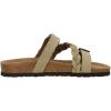 imageCUSHIONAIRE Womens Lizzy Cork Footbed Sandal  Comfortable Adjustable Straps Arch Support Wide Widths Available Boho Chic Summer SlidesTaupe