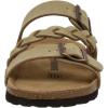 imageCUSHIONAIRE Womens Lizzy Cork Footbed Sandal  Comfortable Adjustable Straps Arch Support Wide Widths Available Boho Chic Summer SlidesTaupe