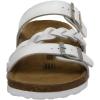 imageCUSHIONAIRE Womens Lizzy Cork Footbed Sandal  Comfortable Adjustable Straps Arch Support Wide Widths Available Boho Chic Summer SlidesWhite