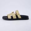 imageCUSHIONAIRE Womens Lotto footbed sandal with Comfort Wide Widths AvailableGold