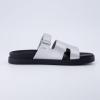 imageCUSHIONAIRE Womens Lotto footbed sandal with Comfort Wide Widths AvailableSilver