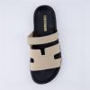 imageCUSHIONAIRE Womens Lotto footbed sandal with Comfort Wide Widths AvailableTaupe Vegan Suede