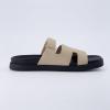 imageCUSHIONAIRE Womens Lotto footbed sandal with Comfort Wide Widths AvailableTaupe Vegan Suede