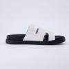 imageCUSHIONAIRE Womens Lotto footbed sandal with Comfort Wide Widths AvailableWhite