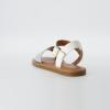 imageCUSHIONAIRE Womens Swoon one band ankle strap sandal with Memory Foam Wide Widths AvailableWhiteSilver