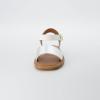 imageCUSHIONAIRE Womens Swoon one band ankle strap sandal with Memory Foam Wide Widths AvailableWhiteSilver
