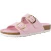 imageCUSHIONAIRE Womens Lang Cork footbed Sandal with ComfortPink Smooth