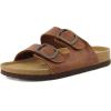 imageCUSHIONAIRE Womens Lang Cork footbed Sandal with ComfortTan
