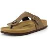 imageCUSHIONAIRE Womens Leah Cork Footbed Sandal With ComfortBrown