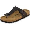 imageCUSHIONAIRE Womens Leah Cork Footbed Sandal With ComfortBrown Nappa