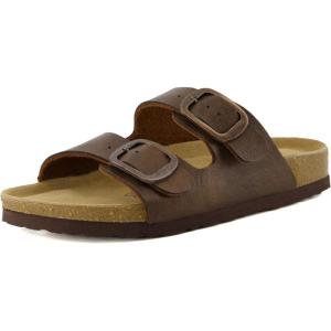 imageCUSHIONAIRE Womens Lang Cork footbed Sandal with ComfortBrown