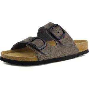 imageCUSHIONAIRE Womens Lang Cork footbed Sandal with ComfortGrey