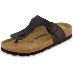 imageCUSHIONAIRE Womens Leah Cork Footbed Sandal With ComfortBrown Nappa