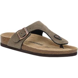 imageCUSHIONAIRE Womens Leah Cork Footbed Sandal With ComfortBrown Rugged
