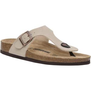 imageCUSHIONAIRE Womens Leah Cork Footbed Sandal With ComfortStone