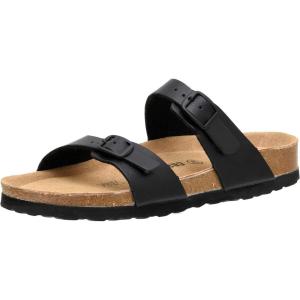 imageCUSHIONAIRE Womens Liam Cork footbed Sandal with ComfortBlack